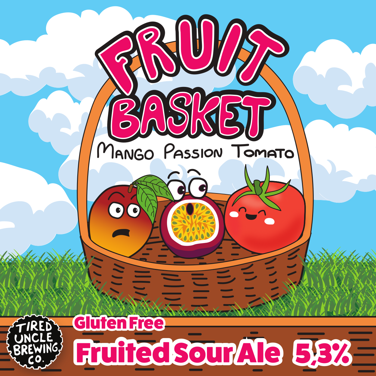 Fruit Basket Mango-Passion-Tomato 440 mL can