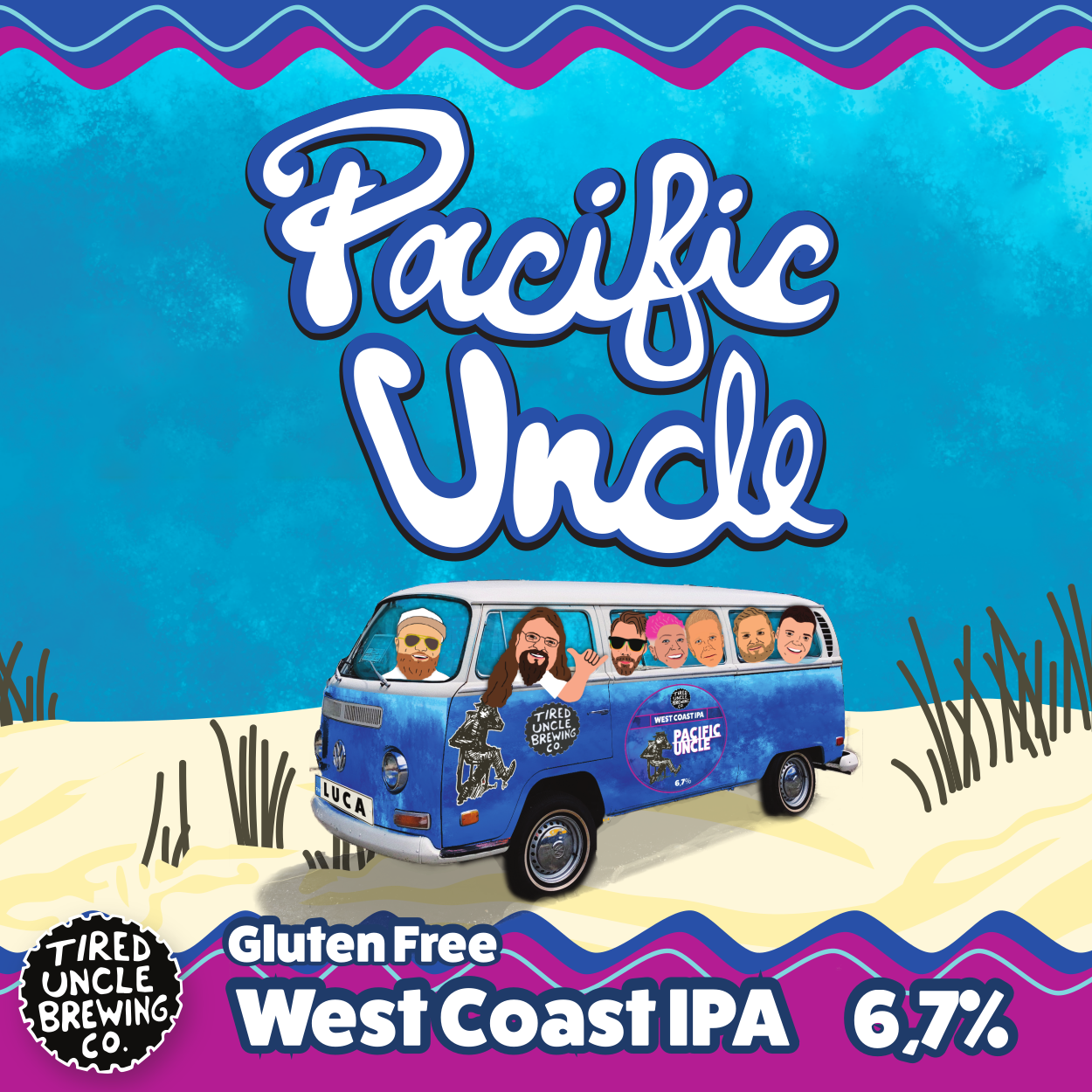 OLD BATCH Pacific Uncle West Coast IPA (gluteeniton) 440 ml tölkki