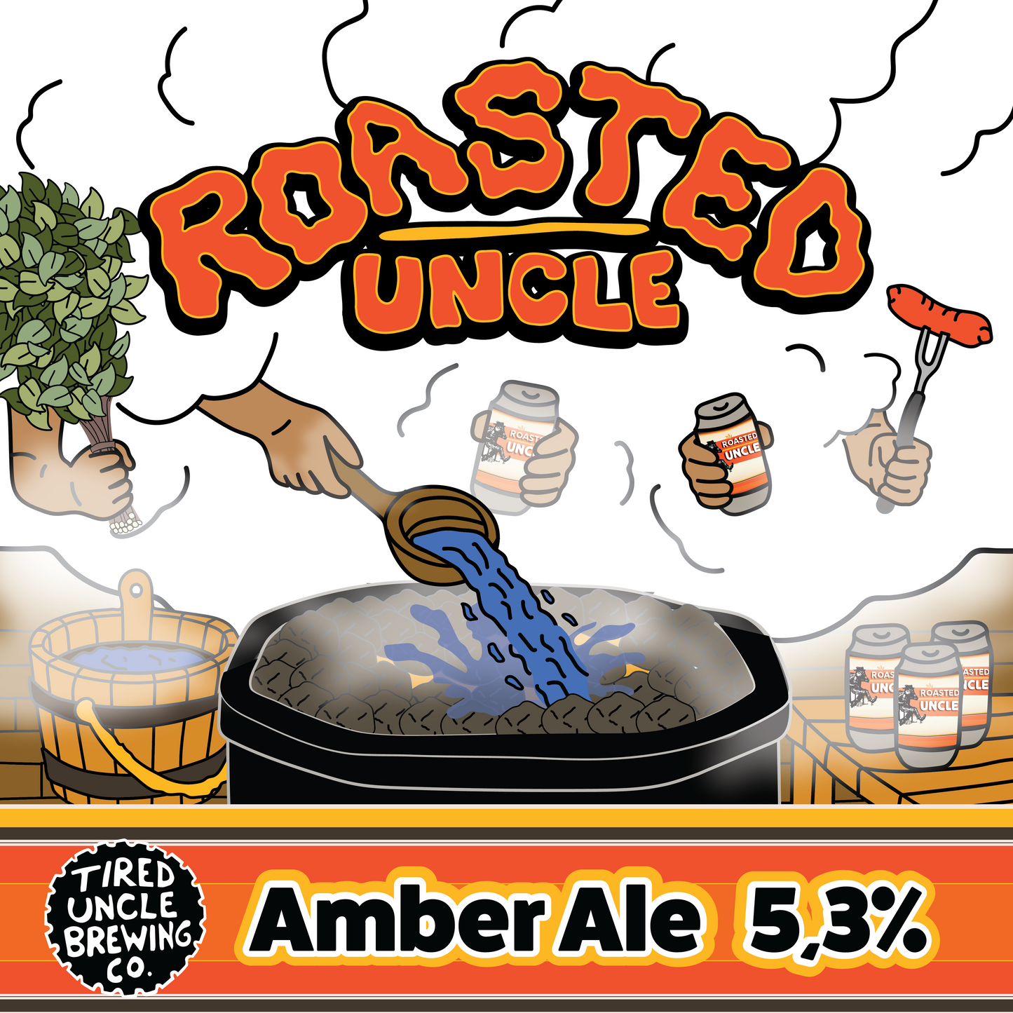 Roasted Uncle Amber Ale 440 ml tölkki